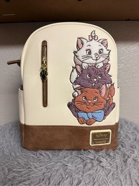 Loungefly Disney The Aristocats Stacked Kittens Mini Backpack -